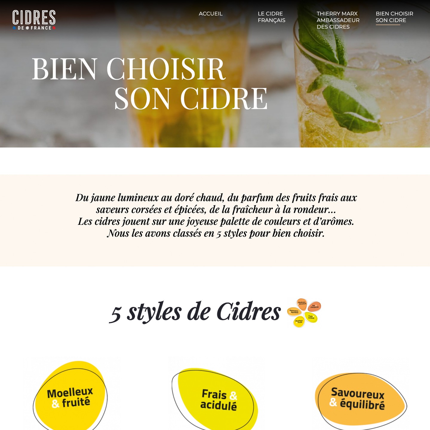 Cidres de France